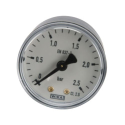 Manometr fi 50 0-2,5 bar, 1/4" tył WIKA MA50025B04PL