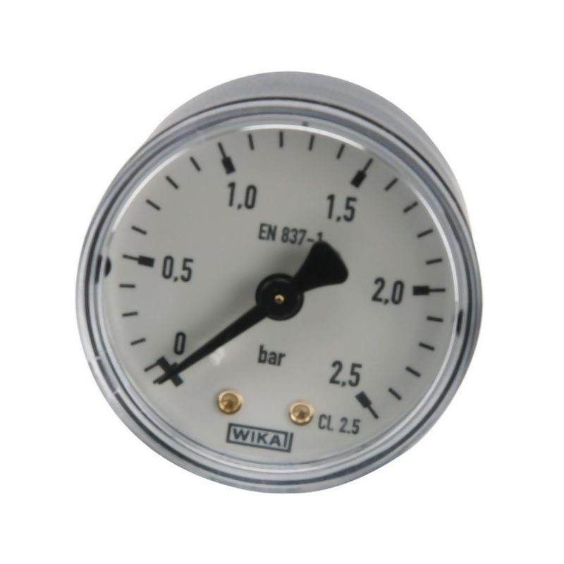 Manometr fi 50 0-2,5 bar, 1/4" tył WIKA MA50025B04PL