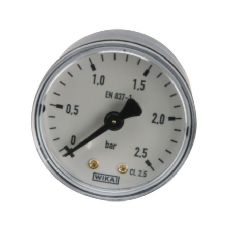 Manometr fi 50 0-2,5 bar, 1/4" tył WIKA MA50025B04PL