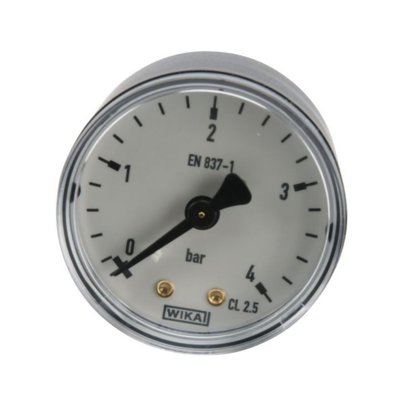 Manometr fi 50 0-4,0 bar, 1/4" tył WIKA MA504B04PL