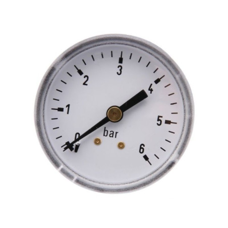 Manometr fi 50 0-6,0 bar, 1/4" tył