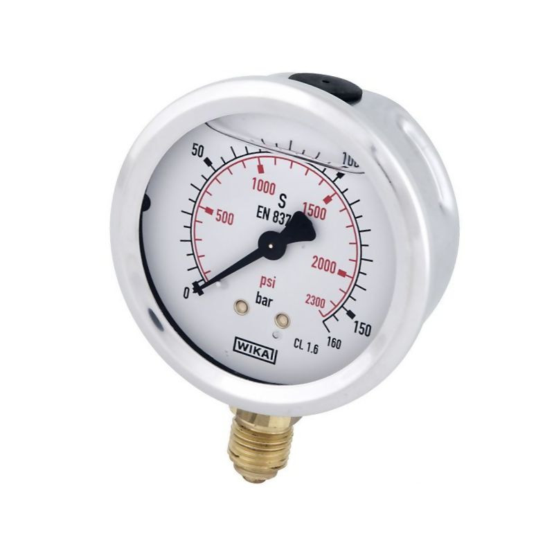 Manometr fi 63 0-160 bar, 1/4" dół WIKA 5700037708904