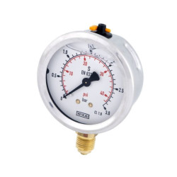 Manometr fi 63 0-3 bar, 1/4" dół WIKA 5700037354453