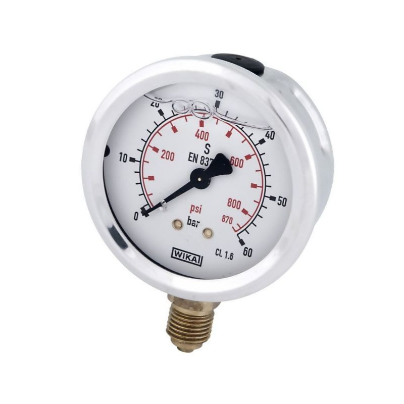 Manometr fi 63 0-60 bar, 1/4" dół WIKA 5700037709017