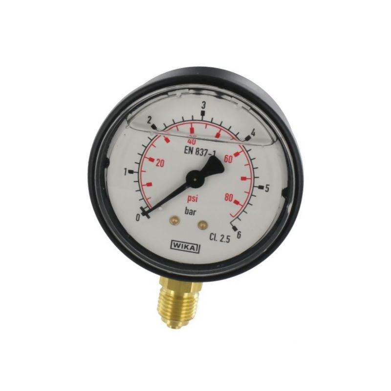 Manometr fi 63 0-6 bar, 1/4" dół WIKA MA636L04PLGF