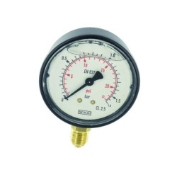 Manometr fi 63 0-1,6 bar, 1/4" dół WIKA MA63016L04PLGF