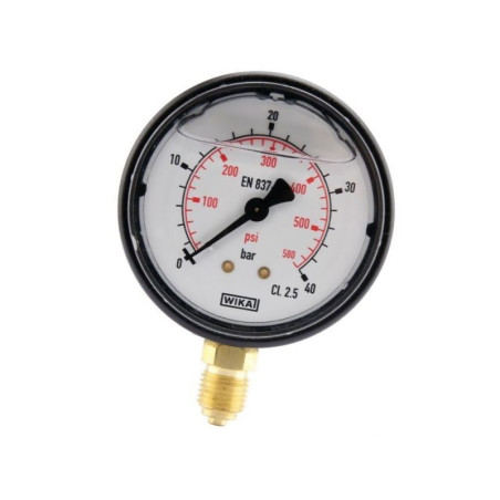 Manometr fi 63 0-40 bar, 1/4" dół WIKA MA6340L04PLGF