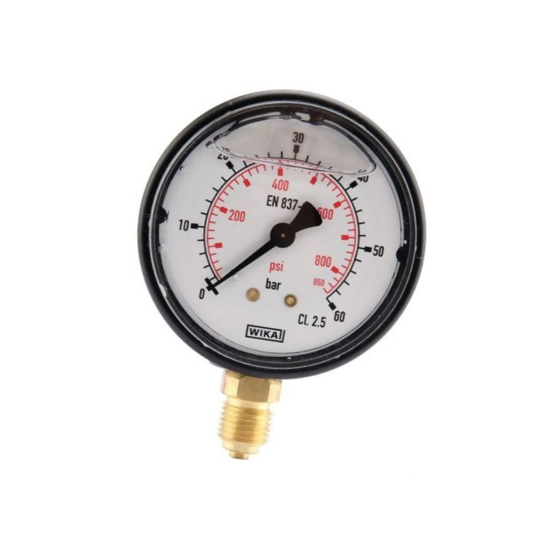 Manometr fi 63 0-60 bar, 1/4" dół WIKA MA6360L04PLGF