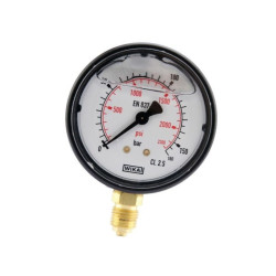 Manometr fi 63 0-160 bar, 1/4" dół WIKA 8719607033930