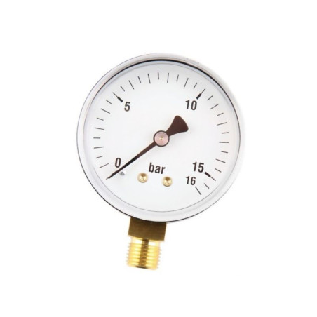 Manometr fi 63 0-16 bar, 1/4" dół