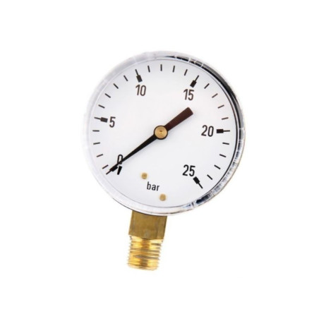 Manometr fi 63 0-25 bar , 1/4" dół