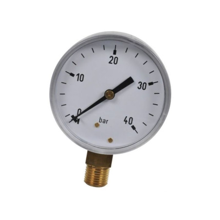 Manometr fi 63 0-40 bar, 1/4" dół