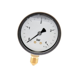 Manometr fi 63 0-4 bar, 1/4" dół