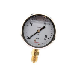 Manometr fi 63 0-16 bar, 1/4" dół