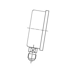 VACUUMMETER ROND 63 -1-0. MA6301VAC