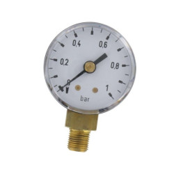 Manometr fi 40 0-1 bar, 1/8" dół