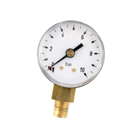 Manometr fi 40 0-10 bar, 1/8" dół