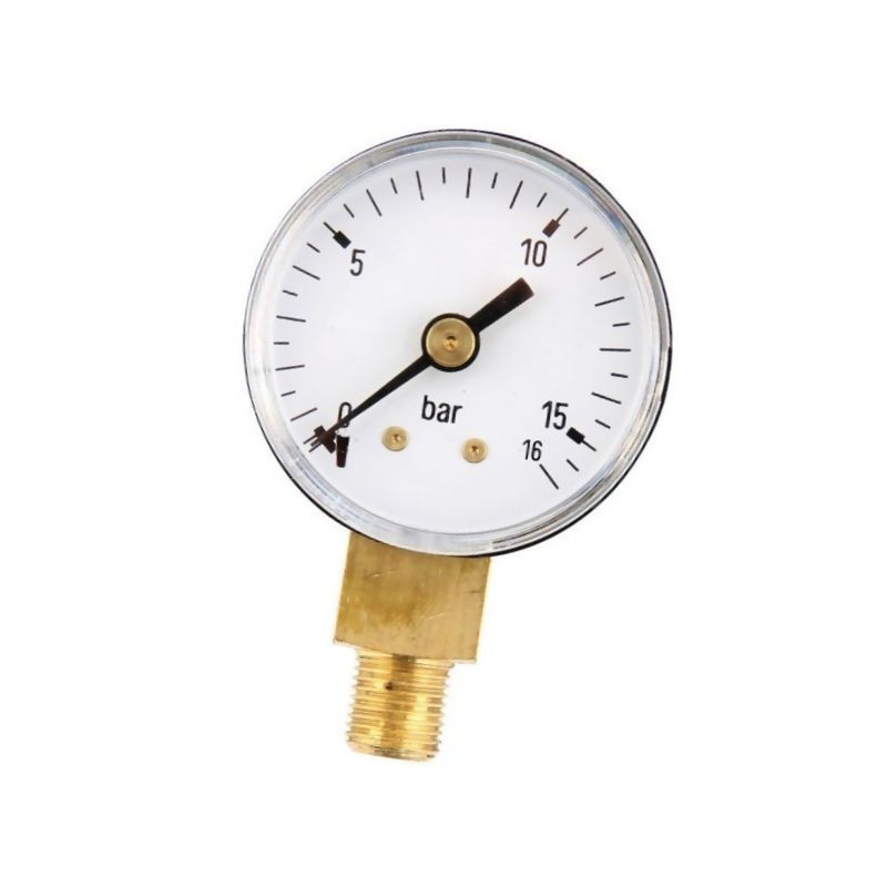 Manometr fi 40 0-16 bar, 1/8" dół