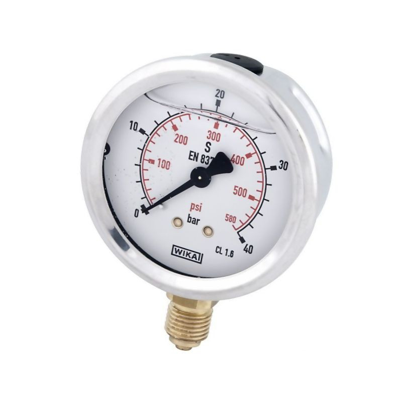 Manometr fi 100 0-40 bar, 1/2" dół WIKA 5700037983363