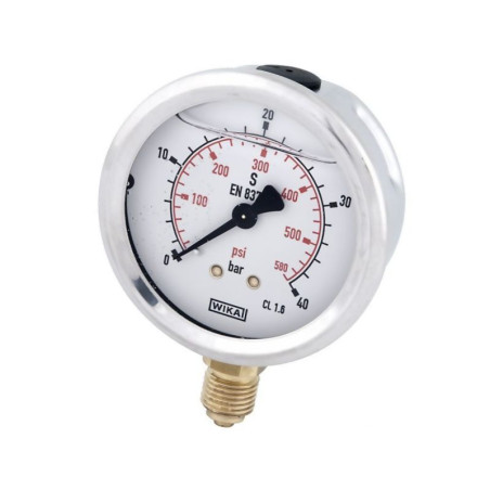 Manometr fi 100 0-40 bar, 1/2" dół WIKA 5700037983363