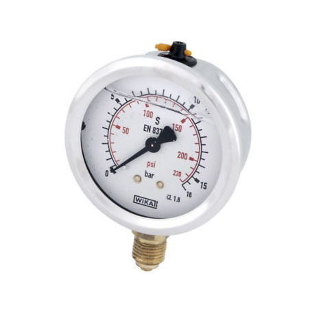 Manometr fi 100 0-16 bar, 1/2" dół WIKA 5700037983387