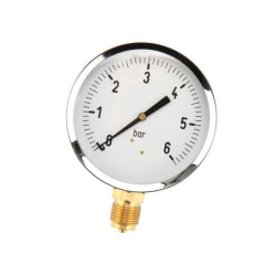 Manometr fi 100 0-6 bar, 1/2" dół