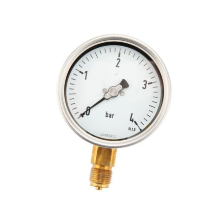 Manometr fi 100 0-4 bar, 1/2" dół