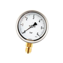 Manometr fi 100 0-6 bar, 1/2" dół