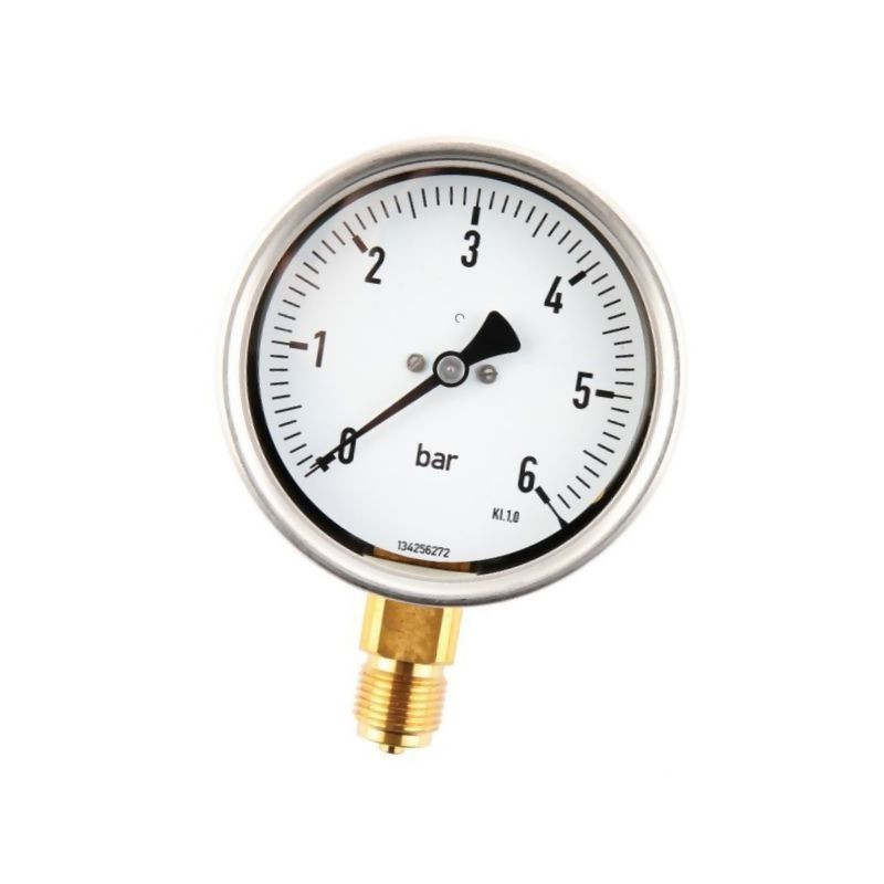 Manometr fi 100 0-6 bar, 1/2" dół