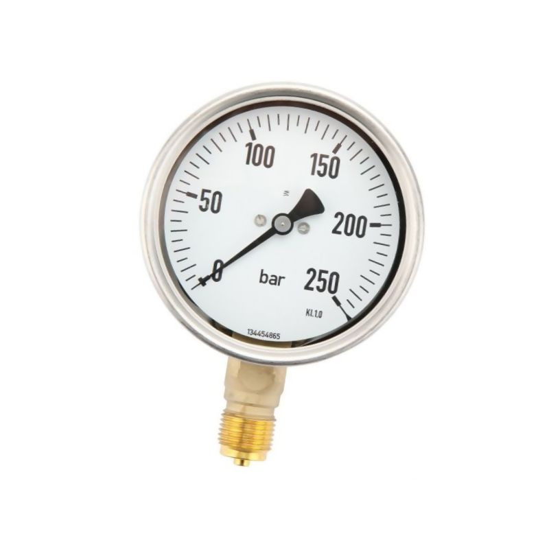 Manometrfi 100 0-250 bar, 1/2" dół