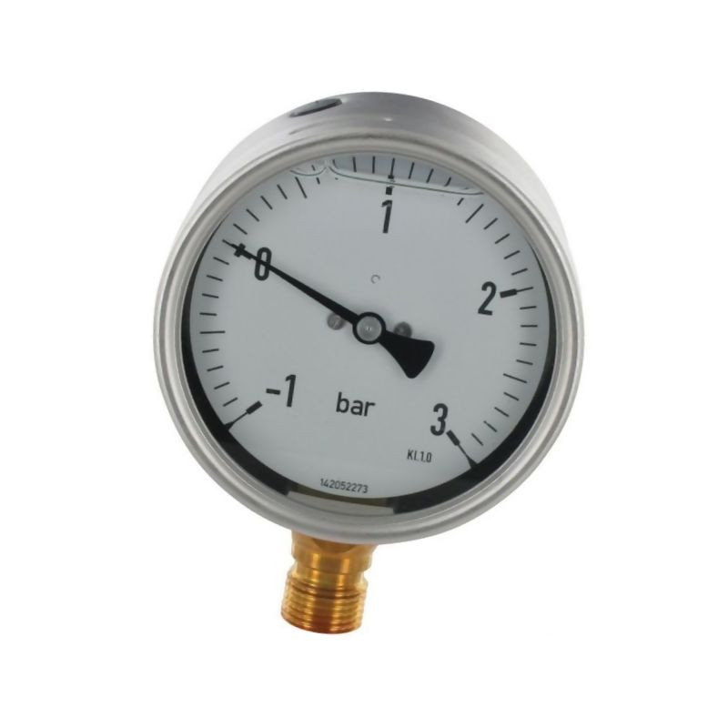 Manometr O100 -1-+3bar 1" dół MAV1000130L08SSGF