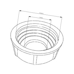 Korek paliwa Case 1283826C2 Case IH 8716106996803