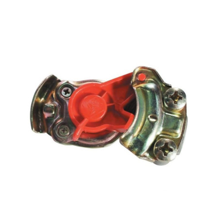 Złacze pneumatyczne czerwone 2-obw.,M22x1,5