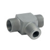 Przyłącze trójnikowe poziome, gwint przyłącza 3/8"BSPT-gwint złącza 18x1,5 -12L Voss 20112LRK38