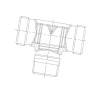Przyłącze trójnikowe poziome, gwint przyłącza M18-gwint złącza 20x1,5 -12S Voss 20312SM18