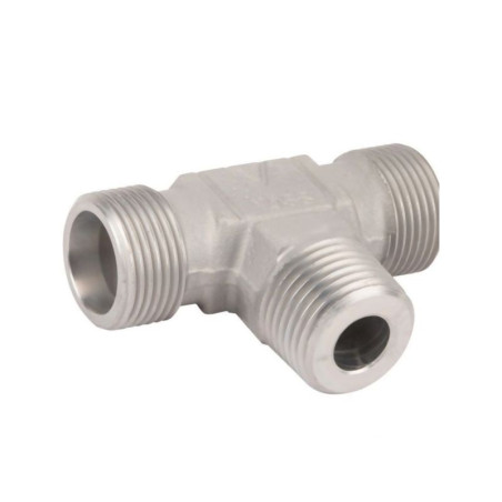 Przyłącze trójnikowe poziome, gwint przyłącza 1/2"BSPT-gwint złącza 22x1,5 -14S Voss 20114SR12