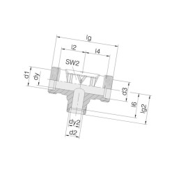 Trójnik redukcyjny TS12128L Voss TS12128L