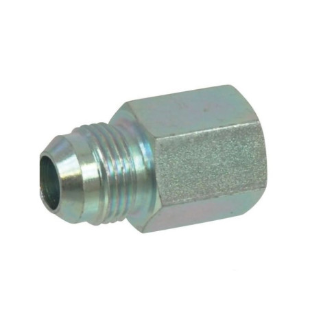 Złącze hydrauliczne BA, gwint zewnętrzny 1/2"JIC -nakrętka 1/4"BSP Voss UFA08MJ04FG