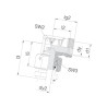 Kolanko z nakrętką M26x1,5 18L EWSD18L Voss 8716106785971
