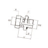 Złą.gw.wyob. 7/8 JIC x 1/2 BSP FMUBV1408WD Voss FMUBV1408WD