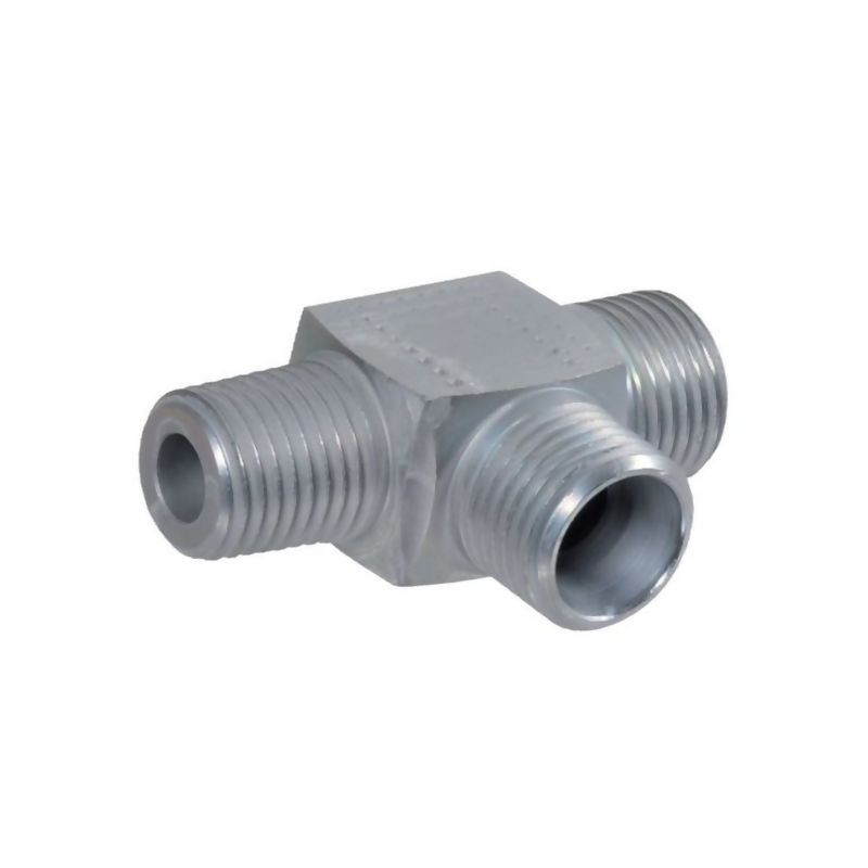 Przyłącze trójnikowe pionowe, gwint przyłącza 1/4"BSPT-gwint złącza 16x1,5 -8S Voss 2008SRK14