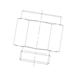 Przyłącze manometru M16x1,5 -8S -1/2"BSP Voss 2508SR12