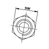 Złącze hydrauliczne AA 3/4"BSP-1/2"BSP Burnett & Hillman 8719607026888