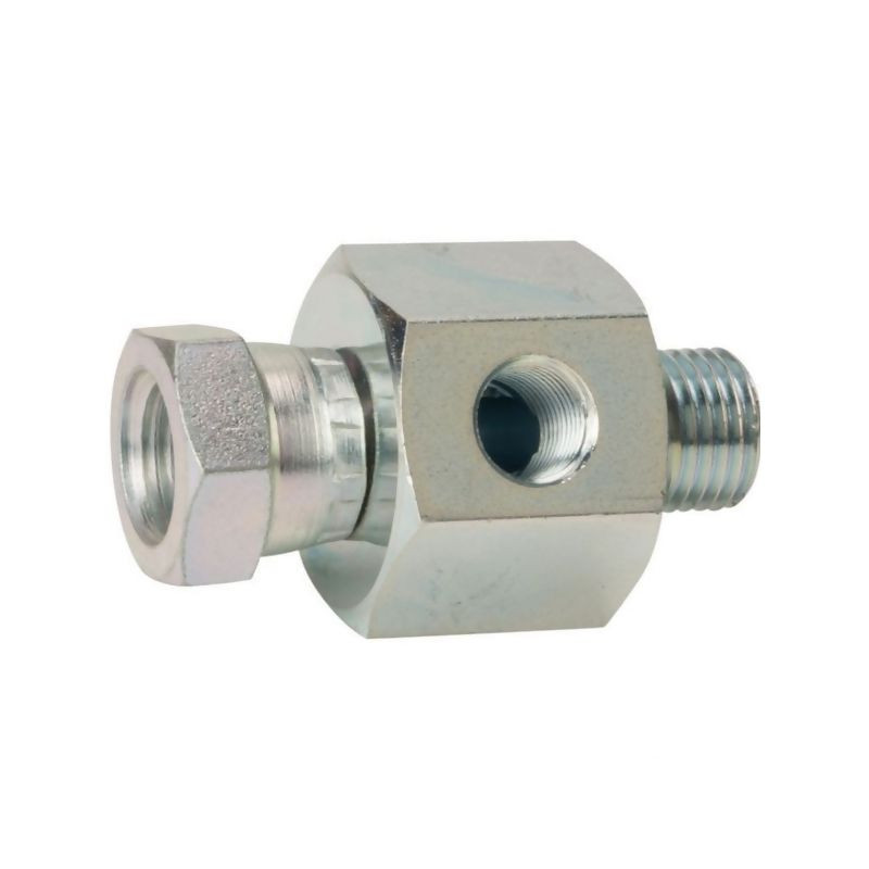 Przyłącze E, gwint przyłącza 1/8"BSP-gwint złącza 1/8"BSP z punktem pomiarowym Burnett & Hillman VNBW02M02