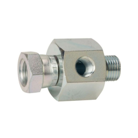 Przyłącze E, gwint przyłącza 1/8"BSP-gwint złącza 1/8"BSP z punktem pomiarowym Burnett & Hillman VNBW02M02