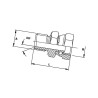 Przyłącze E, gwint przyłącza 2"BSP-gwint złącza 1i1/4"BSP Burnett & Hillman VNBW3220