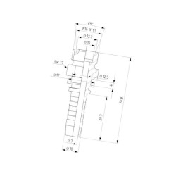 Końcówka CEL DN10 M16x1,5 10L PRL1010 Dietzel PRL1010