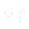 Kołnierz przyłączeniowy 35mm - 1i1/4"BSP, M12x35-3szt, 35G20M12 OMT