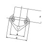 Kołnierz przyłączeniowy 26mm - 3/8"BSP, M5x20-3szt, 0G06 OMT