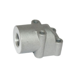 Kołnierz przyłączeniowy 40mm - 1/2"BSP, M6x 2szt, M6x -2szt, 2GB08 OMT